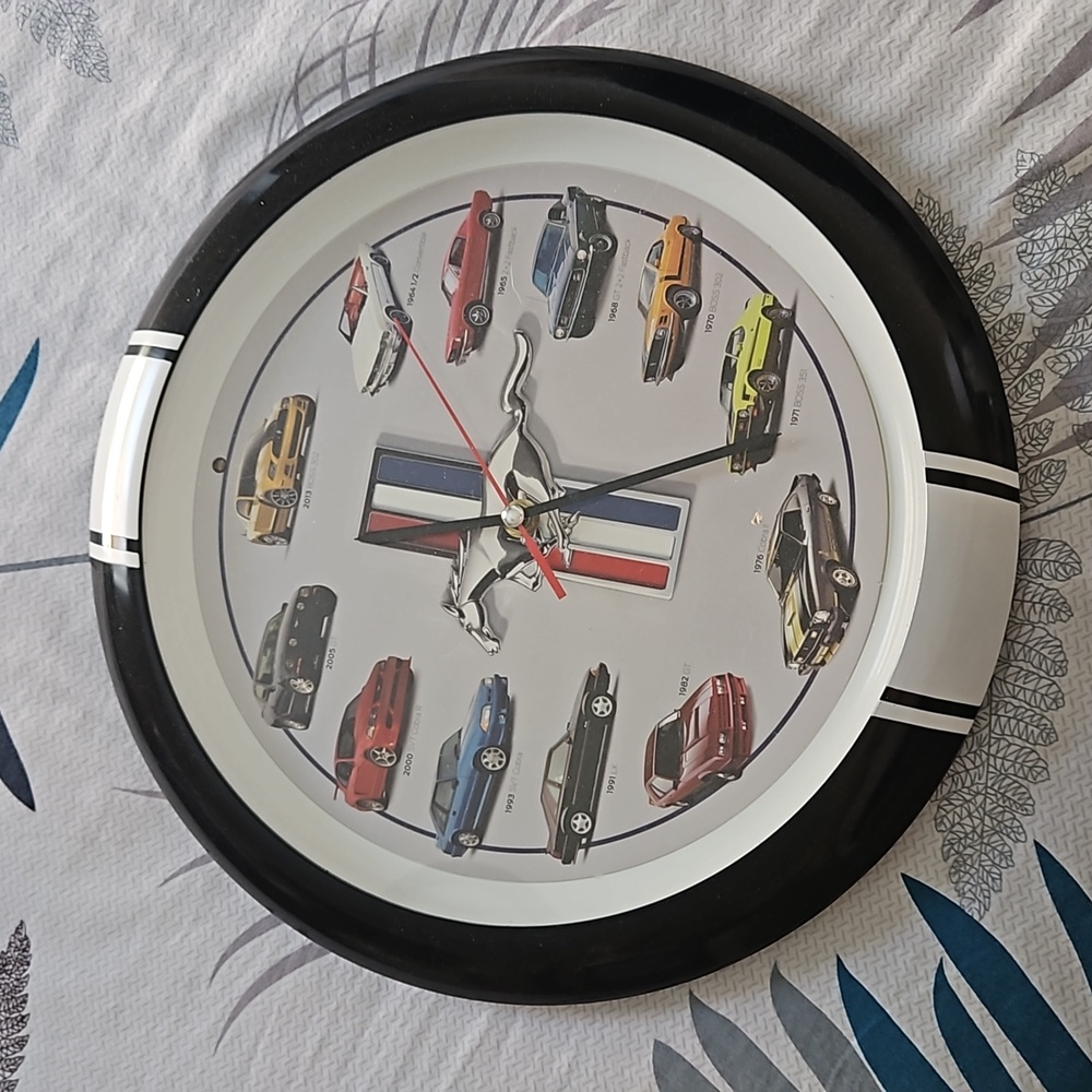 Mustang Wall Clock